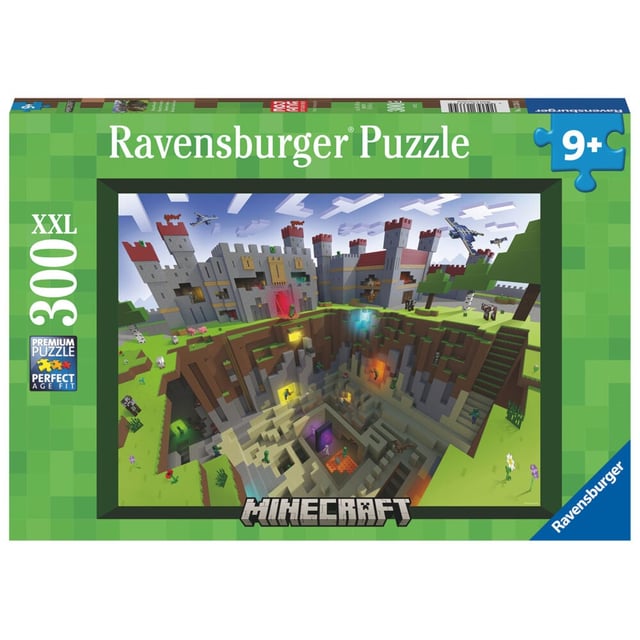Ravensburger Puzzle Minecraft Cutaway puslespill