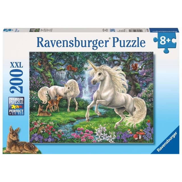 Ravensburger Puzzle Mystical Unicorns puslespill