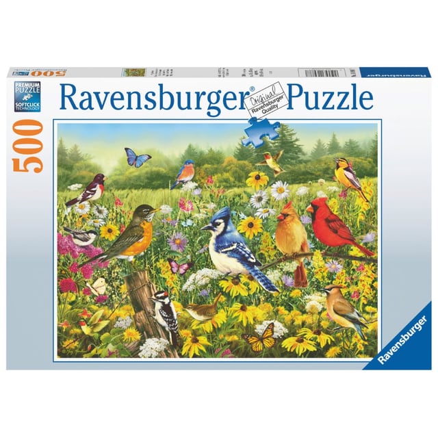 Ravensburger Puzzle Birds in the Meadow puslespill