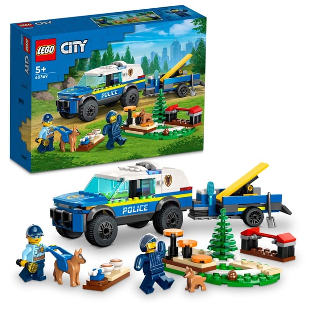 LEGO® City Mobilt treningssett for politihunder 60369