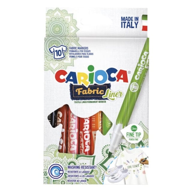 Carioca tekstiltusjer 10pk
