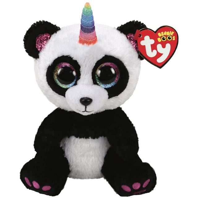 Ty® Beanie Boos Paris Panda m/horn