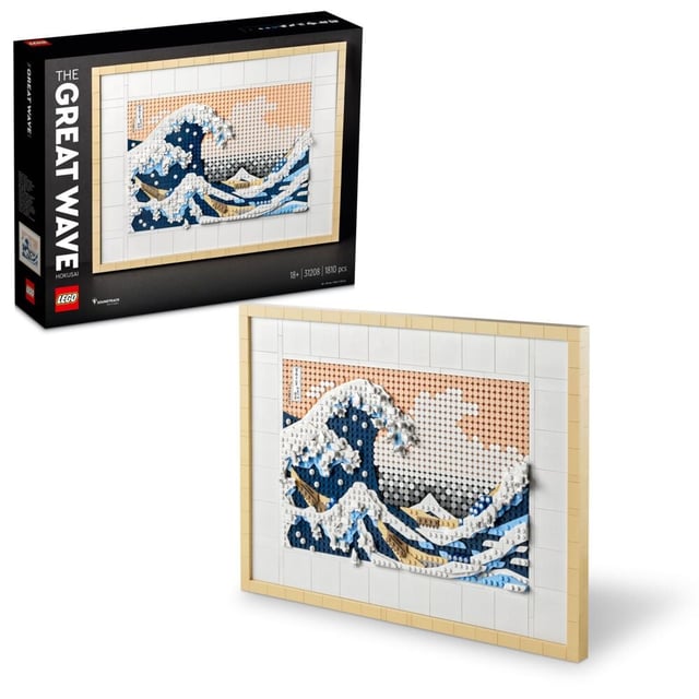 LEGO® Art Hokusai – Den store bølgen ved Kanagawa 31208
