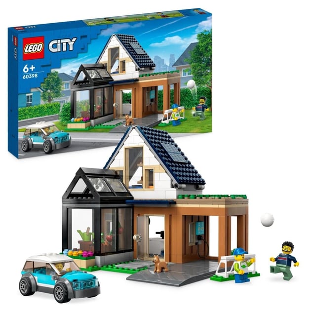 LEGO® City Hus og elbil 60398
