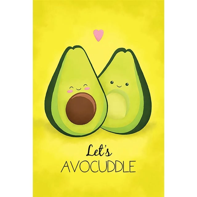 Avocado (Let's Avocuddle) plakat