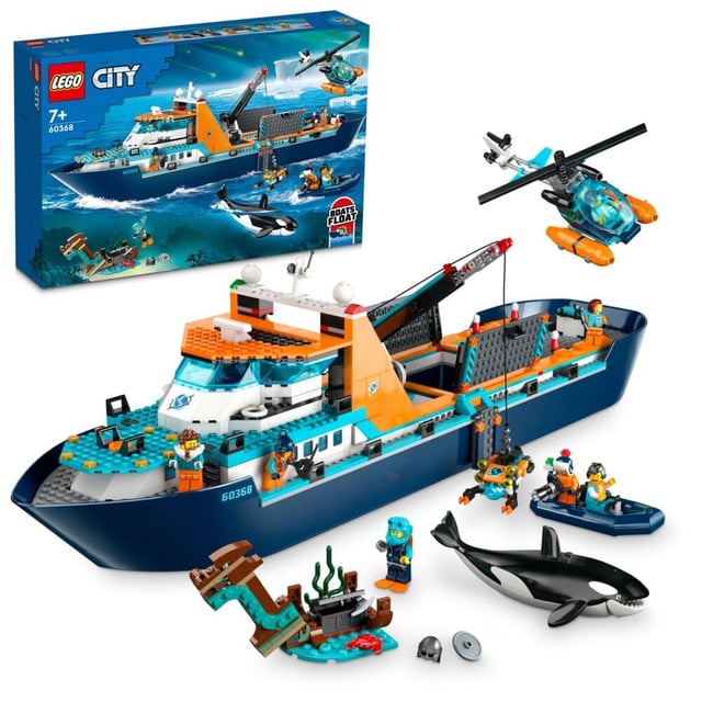 LEGO® City Polarutforskere med skip 60368