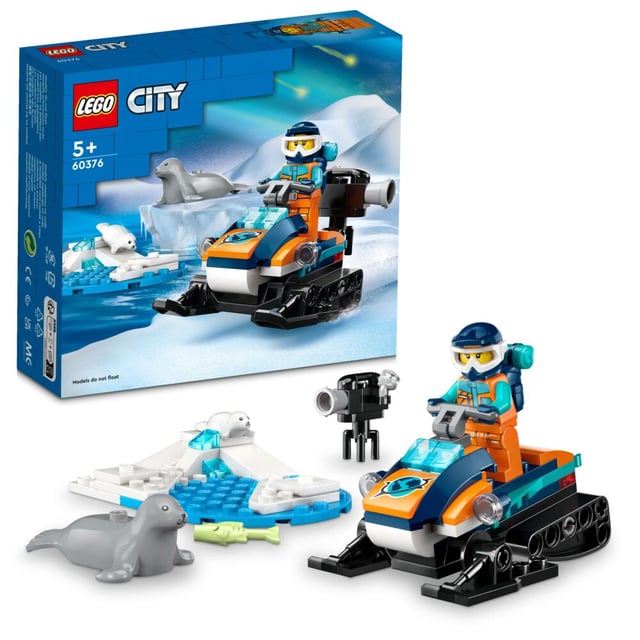 LEGO® City Polarutforsker med snøskuter 60376