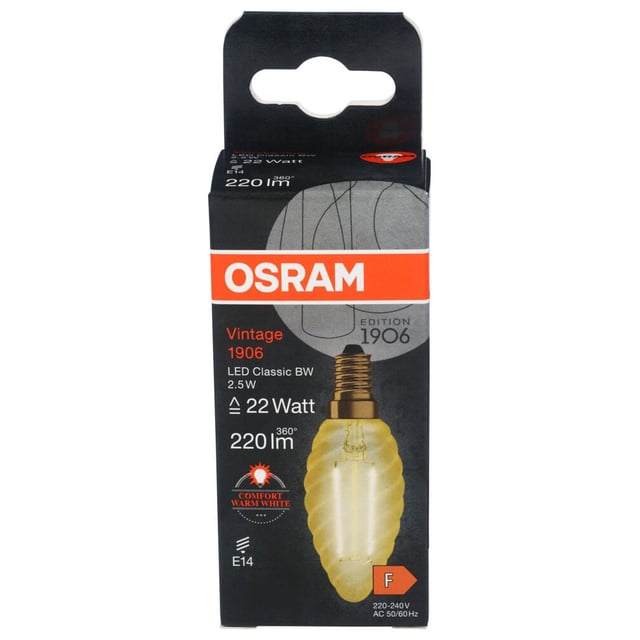 Osram Vintage 1906® LED classic pære
