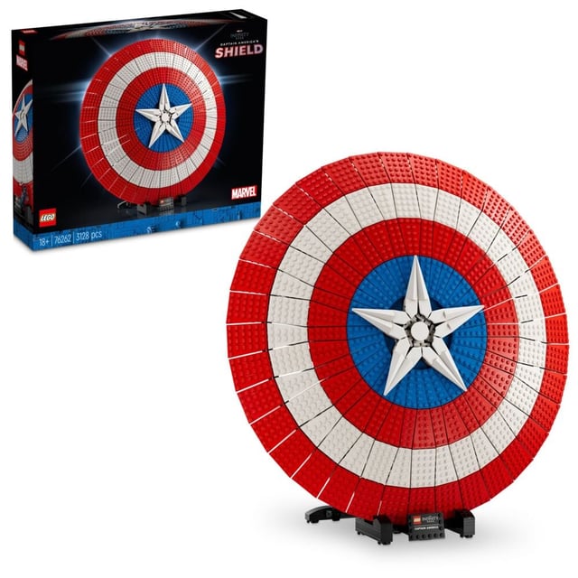 LEGO® Marvel Captain America skjold 76262