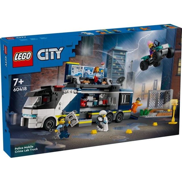 LEGO® City Politiets mobile etterforskningslab  60418