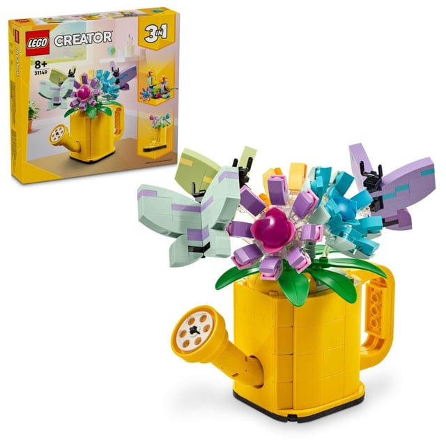 LEGO® Creator Blomster i vannkanne. 3-i-1-leke 31149