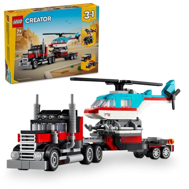 LEGO® Creator Trailer med helikopter 31146