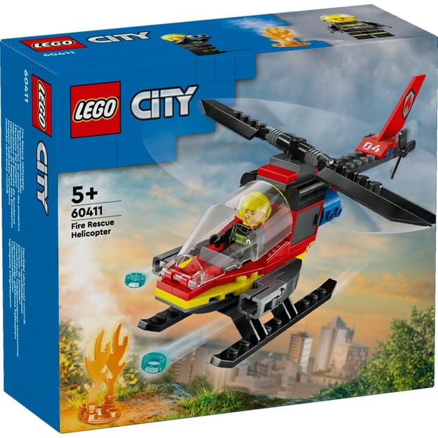 LEGO® City Brannhelikopter 60411