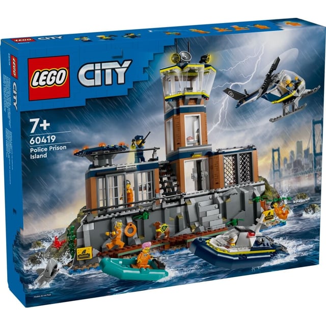 LEGO® City Politiets fengselsøy 60419