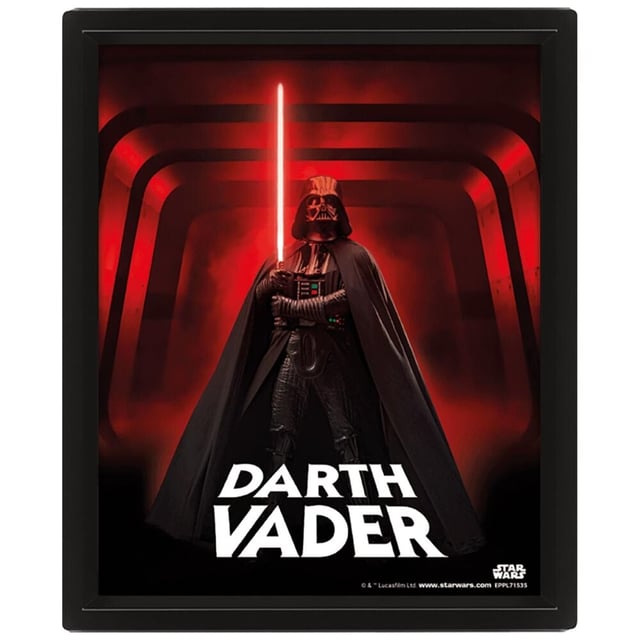 Star Wars (Darth Vader) 3D plakat