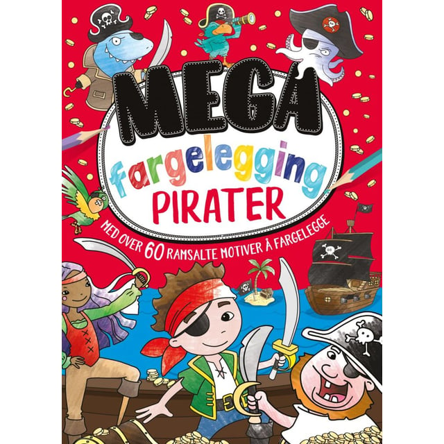 Mega fargelegging: Pirater
