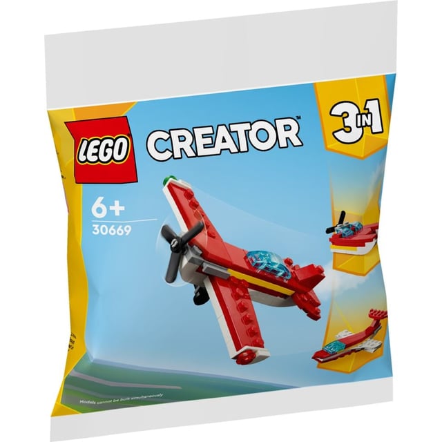 LEGO® Creator 30669 Ikonisk, rødt fly