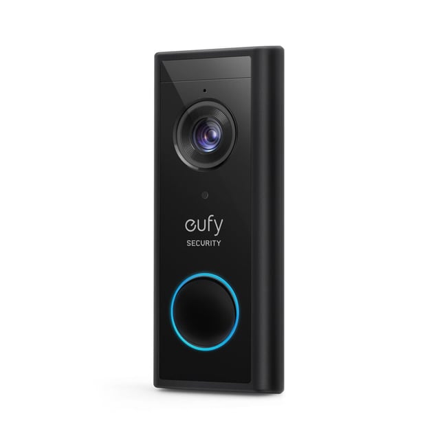 Anker Eufy 2K Video Doorbell ringeklokke + Eufy Security HomeBase 2 gateway