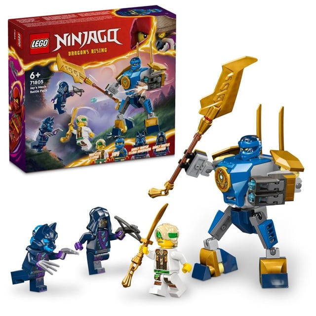 LEGO® NINJAGO® Jays stridspakke med robot 71805