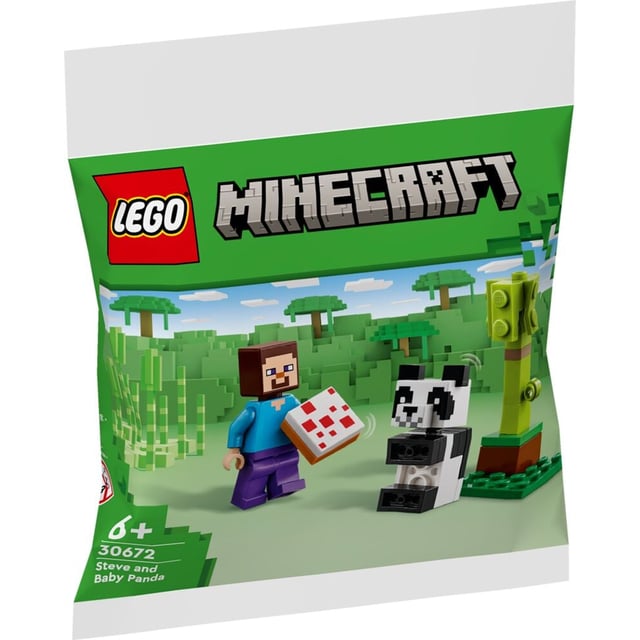 LEGO® 30672 Minecraft® Steve og pandaunge