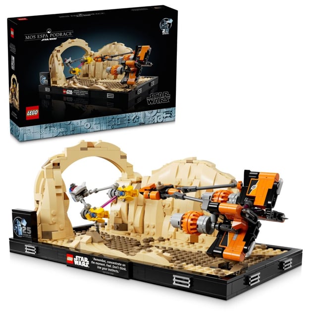 LEGO® Star Wars™ Diorama med Mos Espa-podrace 75380