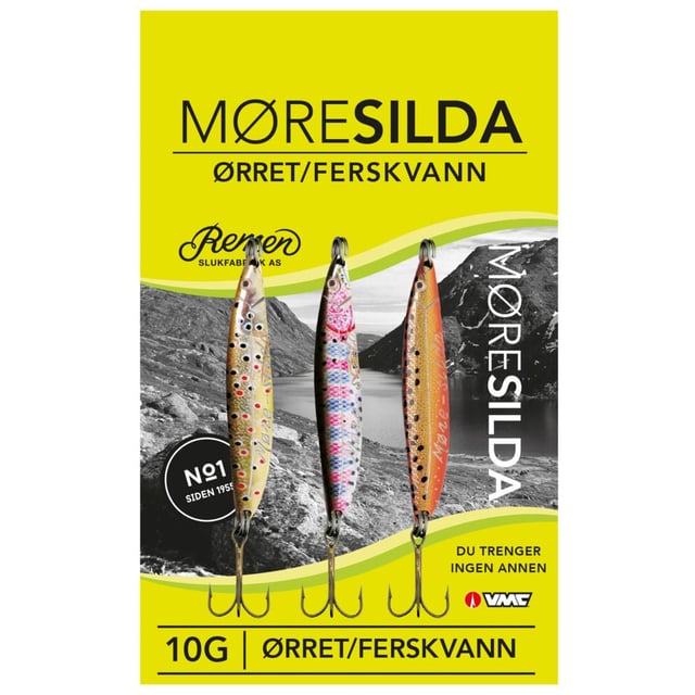 Remen Møresilda Ørret/Ferskvann sluksett 3 pk.