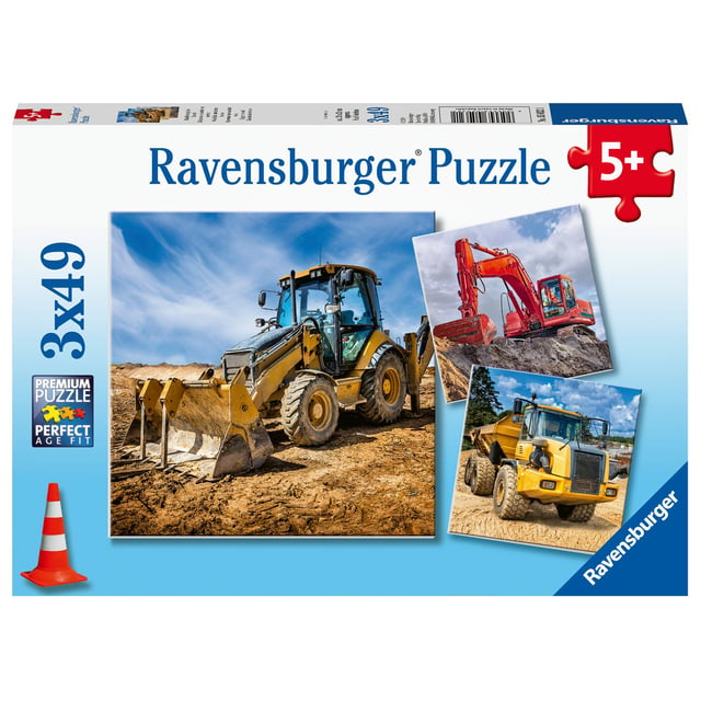 Ravensburger Puzzle arbeidskjøretøy puslespill