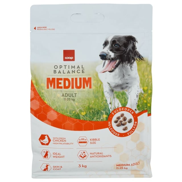 Coop Tørrfor Hund Medium 3kg