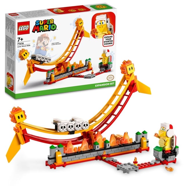 LEGO® Super Mario™ Ekstrabanen Lavabølgekarusell 71416