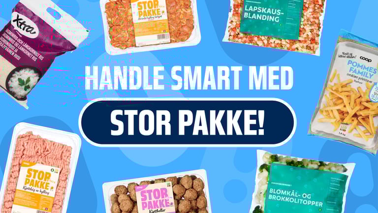 For deg som liker å handle stort, stor pakke dagligvare