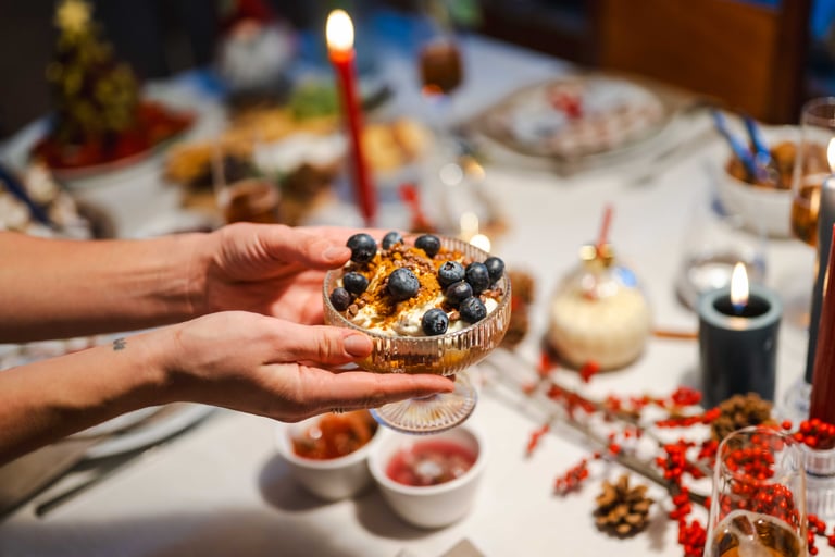 Ostekake med pepperkakesmuler