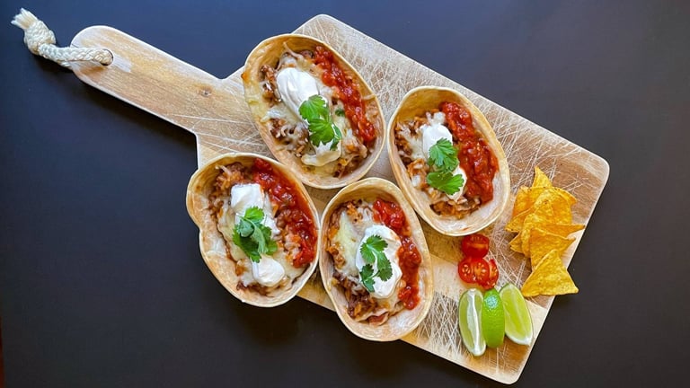 Tacotubs av meksikansk gryte