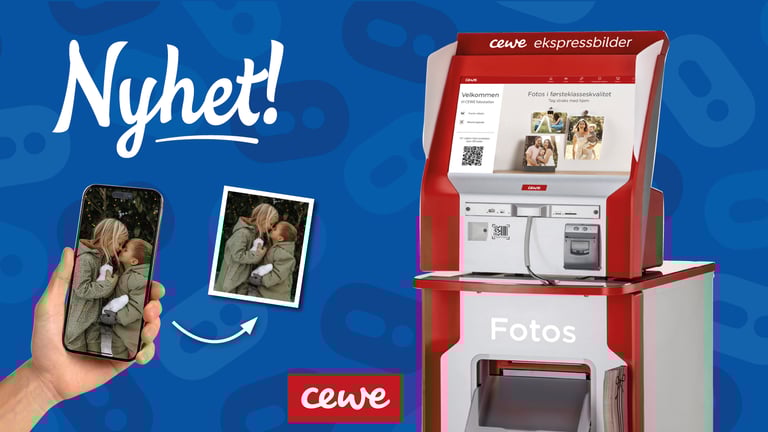 Fremkall bildene dine i Obs varehus - med CEWE Foto