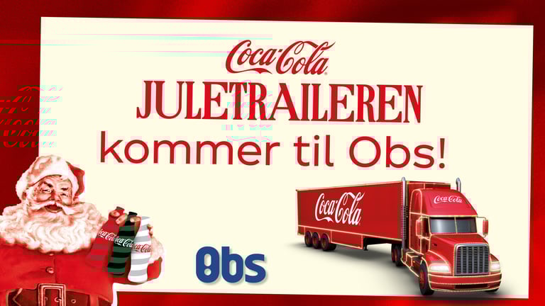 Coca-Cola juletrailer kommer til Obs!
