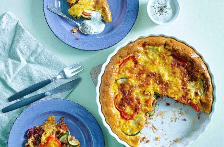 Bunnløs pai med karbonadedeig