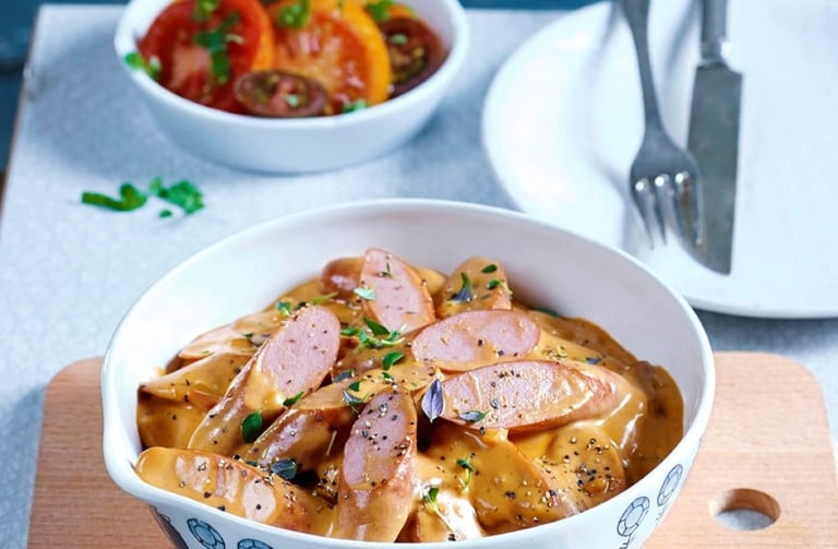 Pølsestroganoff