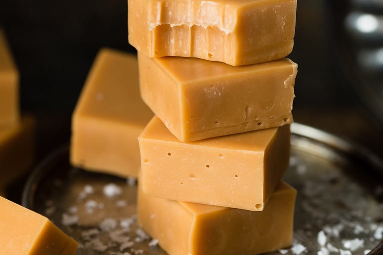 Myke fudge-karameller