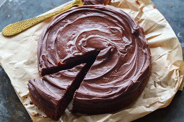 Sjokoladekake med nydelig krem