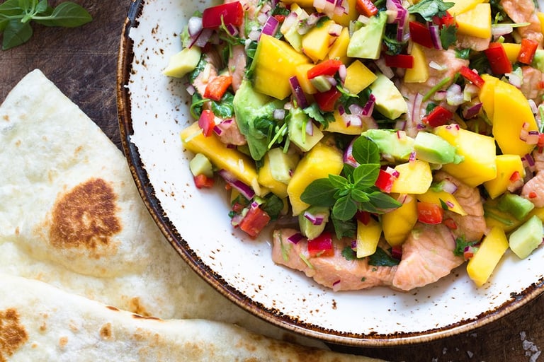 Ceviche med laks