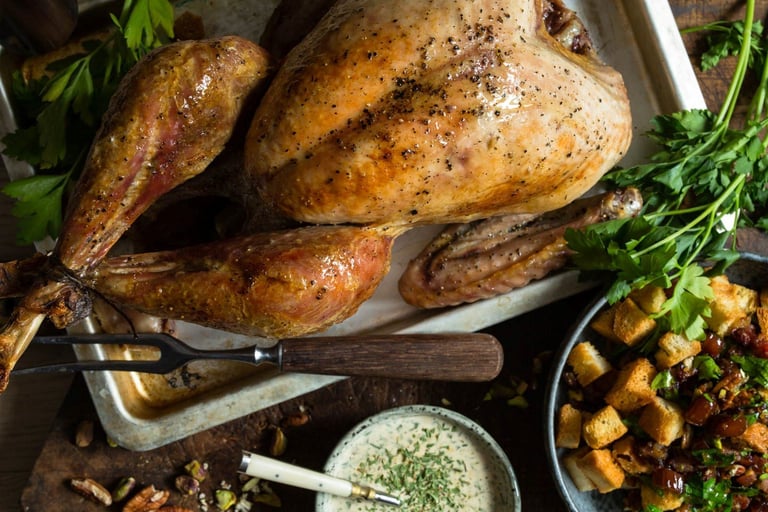Helstekt kalkun