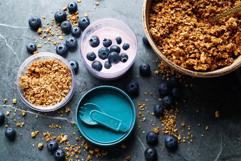 Nøttemix med yoghurt