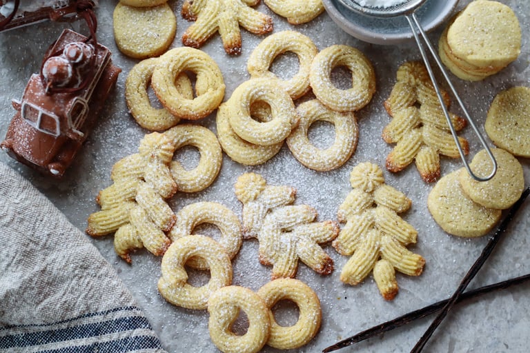 Vaniljedeig - 1 deig 3 former