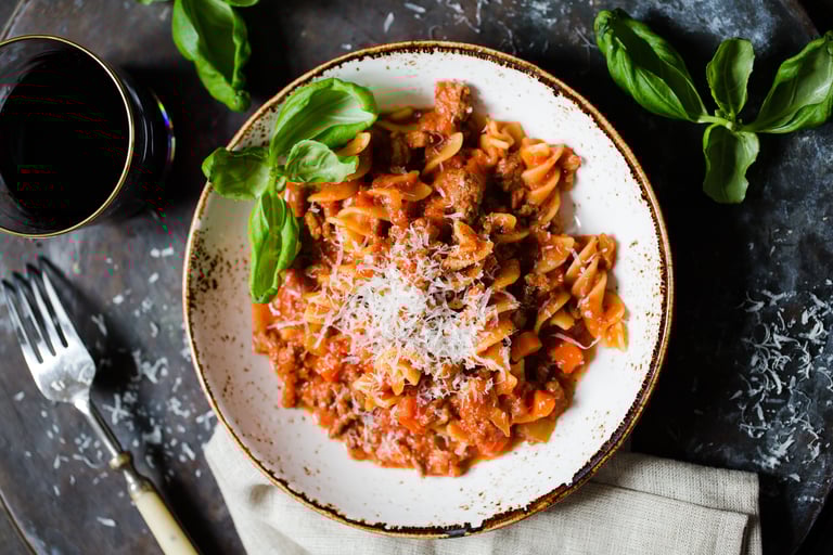 Stor porsjon bolognese