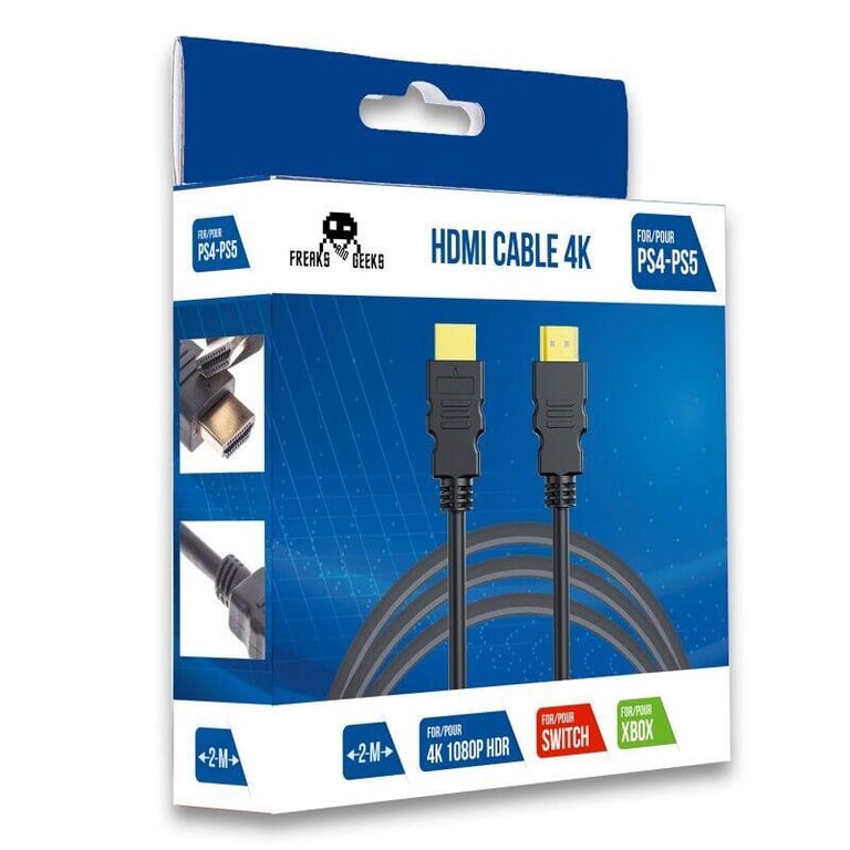Trade Invaders HDMI Ethernet 1.4 kabel for PS4 PS5 Obs.no