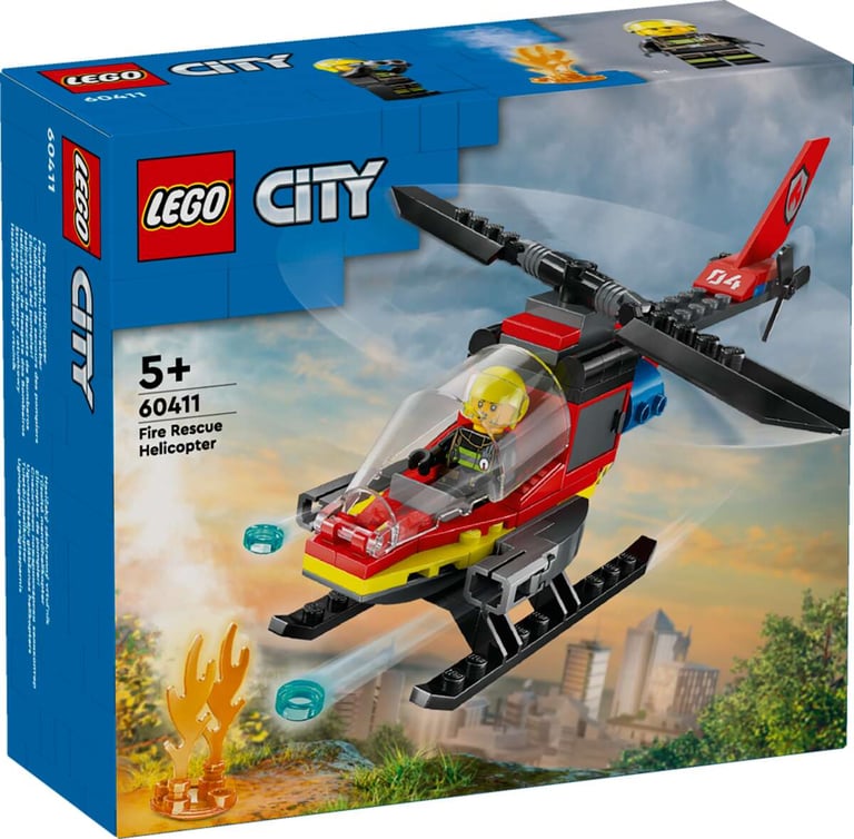 LEGO® City Brannhelikopter 60411 | Obs.no