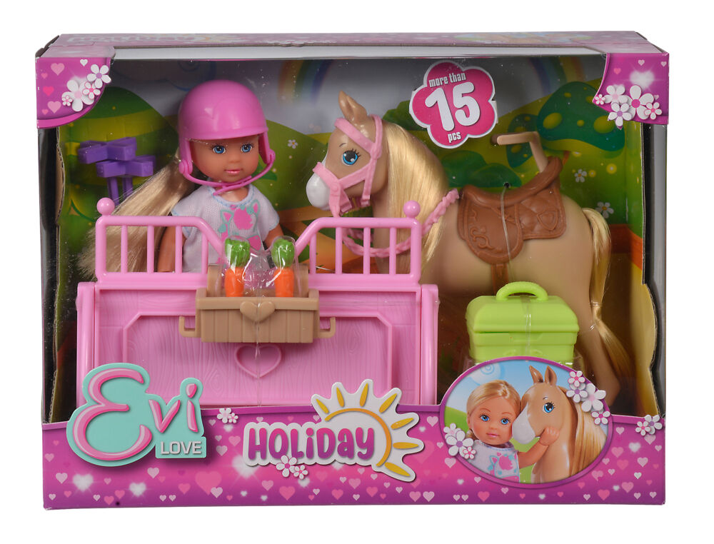 Produkt miniatyrebild Evi Love dukke med Holiday hest