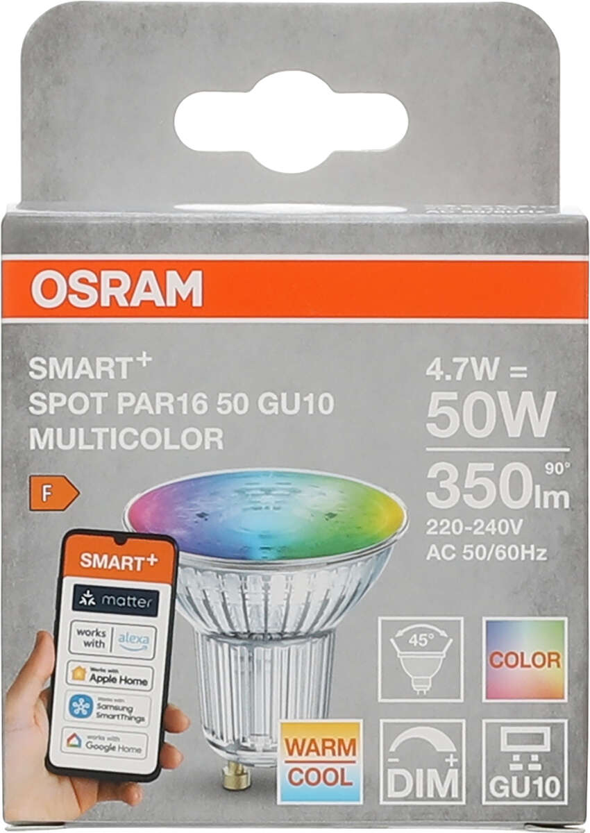 SMART+ MATTER Multicolor Spot PAR16 50 45° 4.7W GU10 | Obs.no