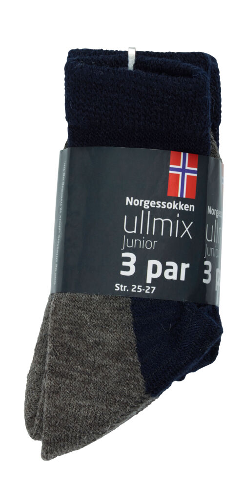 Norgessokken ullmix 3 pk