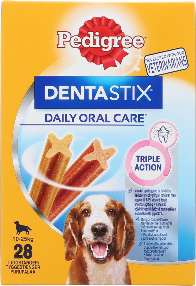 Pedigree® Dentastix Medium 28pk 720g Obs.no