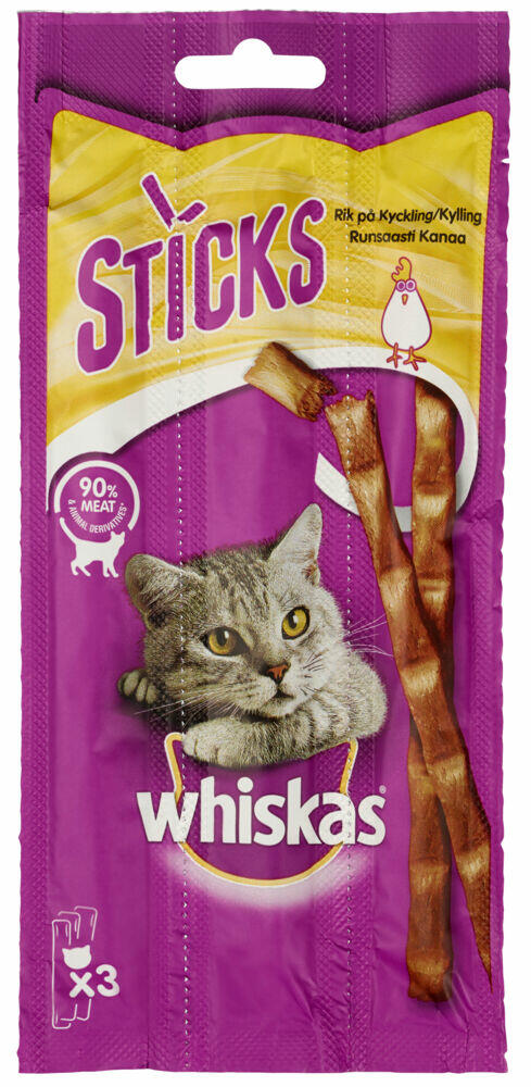 Whiskas® Sticks Kylling 18g